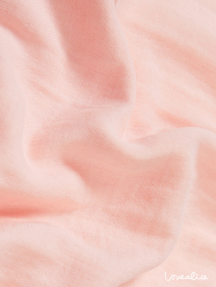 (sale 여성) 플랑 면레이온 이중지 긴팔상하 잠옷 핑크