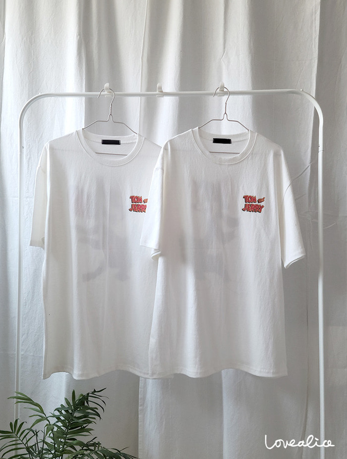 (공용) 톰과제리 면반팔 티셔츠 레이어드티 홈웨어 3C