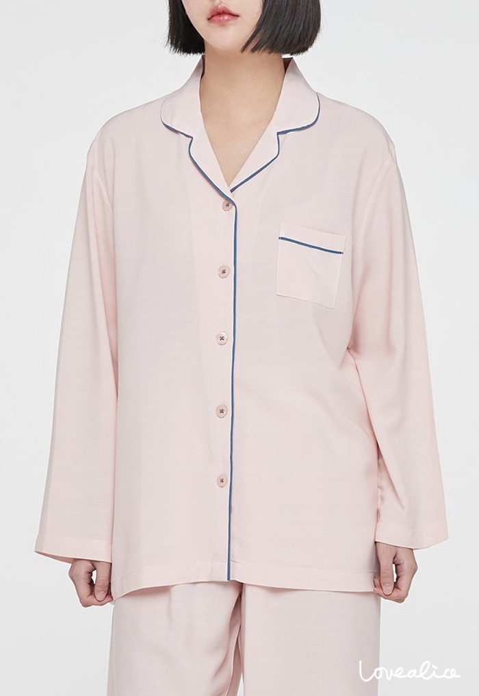 (4월초입고/여성) 테스 텐셀 페어 긴팔상하 홈웨어 잠옷